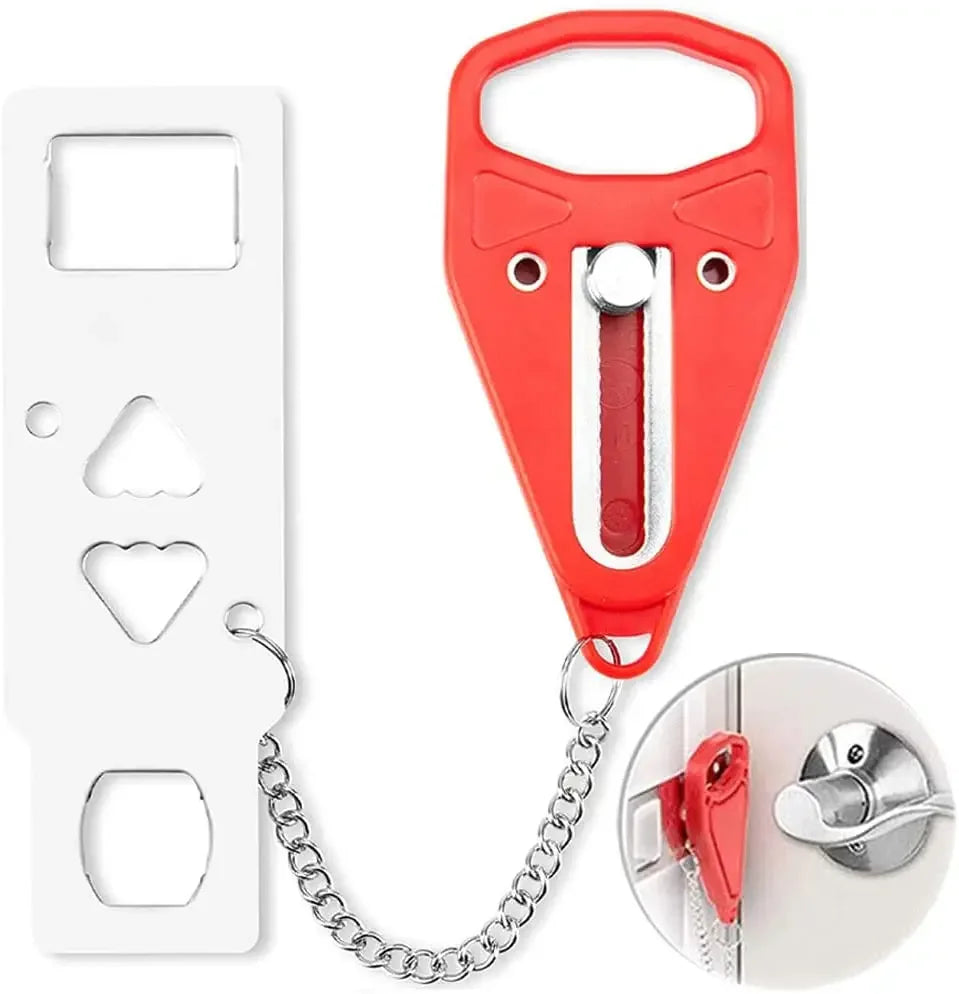 1pc portable travel safety door lock